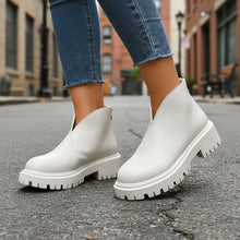 Load image into Gallery viewer, Women’s Plus-Size Chunky-Heeled Ankle Boots
