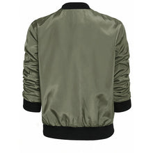 Load image into Gallery viewer, Minimalist Color-Block Stand-Collar Zip Jacket
