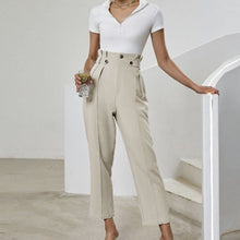Load image into Gallery viewer, Women’s Solid Color Wide-Leg Pants
