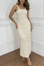 Load image into Gallery viewer, Sky Blue Cutout Side Maxi Dress Elegant Party Summer Long Dress For Girls
