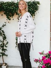 Load image into Gallery viewer, Criss-Cross Soft Tunic Sweater
