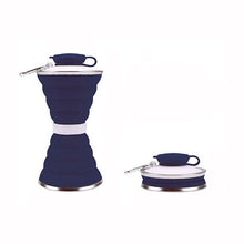 Load image into Gallery viewer, 500ML Foldable Silicone Water Bottle: Ultimate Travel Companion!
