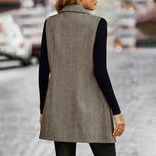 Load image into Gallery viewer, 🖤 Women’s Sleeveless Blazer Vest – Trendy Business Casual
