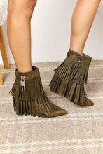 Load image into Gallery viewer, Chic Tassel Wedge Booties for Stylish Women
