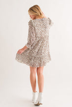 Load image into Gallery viewer, Leopard Ruffle Hem Woven Mini Dress For Women – Leopard Print Dress, Flattering Ruffle Hem Dress, Playful Mini Dress, Animal Print Dress, Chic Leopard Dress
