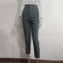 Load image into Gallery viewer, Women's High-Waisted Straight Leg Pants
