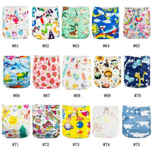 Load image into Gallery viewer, 6pcs/Pack Baby Cloth Diapers Microfleece Linning Pocket Diaper Washable Reusable High Quality Nappy
