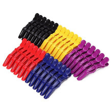 Load image into Gallery viewer, 6pcs/lot Plastic Hair Clip Hairdressing Clamps Claw Section Alligator Clips Barber For Salon Styling Hair Accessories Easy To Carry And Use Hair Styling Tools For Women
