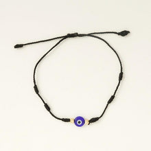 Load image into Gallery viewer, 6pcs/set Handmade Bracelets Braided Red Black Rope 7 Knots Lucky Jewelry Friendship Protection Bracelet Red Comfortable Bracelet Small Eye Bracelet For Kids
