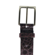 Load image into Gallery viewer, 70-100-BDX ALLIGATOR Belt, Bordeaux

