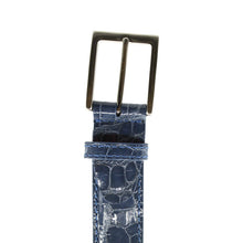Load image into Gallery viewer, 70-100-DNM ALLIGATOR Belt, Denim
