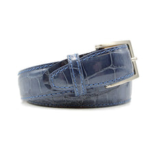 Load image into Gallery viewer, 70-100-DNM ALLIGATOR Belt, Denim
