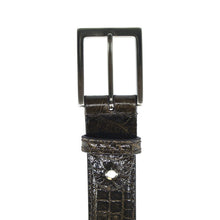Load image into Gallery viewer, 70-100-NIC ALLIGATOR Belt, Nicotine
