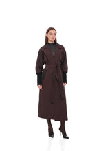 Load image into Gallery viewer, Miru Trench Coat in Chocolate
