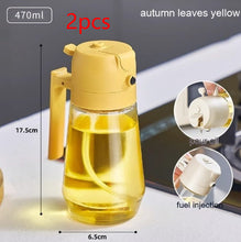 Load image into Gallery viewer, 470ML Olive Oil Sprayer Dispenser For Cooking BBQ 2 In 1 Glass Oil Vinegar Soy Sauce Spray Kitchen Oil Bottle For Air Fryer
