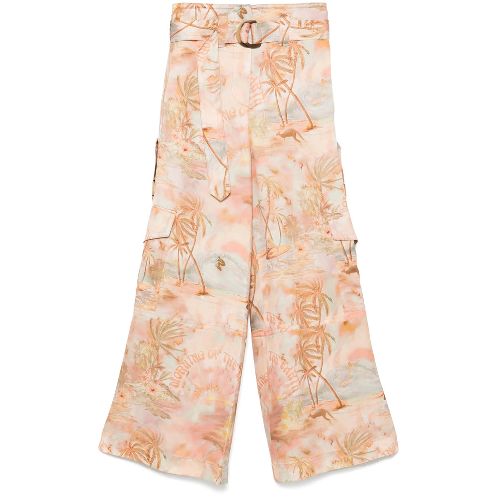 Zimmermann Orange Trousers - Palazzo Pants Women