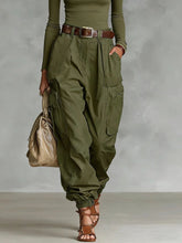 Load image into Gallery viewer, Women’s High-Waist Loose Fit Wide-Leg Casual Trousers
