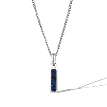 Load image into Gallery viewer, Birthstone Tag Necklace - Silver
