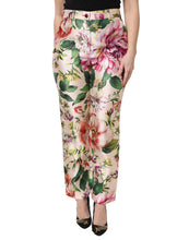 Load image into Gallery viewer, Dolce &amp; Gabbana Multicolor Floral High Waist Straight Pants
