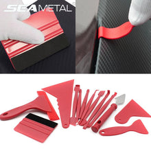 Load image into Gallery viewer, 7/13pcs Car Vinyl Film Wrapping Tools Car Sticker Film Scraper Kit Auto Felt Squeegee Scraper Set Knife Decal Plaste Accessories
