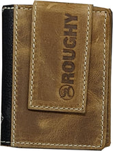 Load image into Gallery viewer, HOOey Diamond Patchwork Cowhide - Men's Bifold Money Clip Wallet

