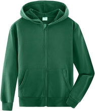 Load image into Gallery viewer, Youth Full Zip Hooded Sweatshirt
