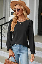 Load image into Gallery viewer, 🌸 Round Neck Flounce Sleeve T-Shirt
