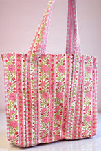 Load image into Gallery viewer, SC - ETA 2/20 - Ophelia Pink Floral Tote Bag
