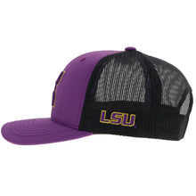 Load image into Gallery viewer, HOOey Louisiana State University "LSU" ( Purple/Black) - Trucker Cap

