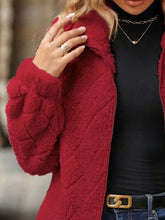 Load image into Gallery viewer, Women's Fuzzy Zip-Up Jacket with Pockets – Soft &amp; Cozy Long Sleeve Outerwear
