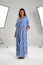Load image into Gallery viewer, African-Inspired Striped Loose Long Dress | One Size 5 Colors
