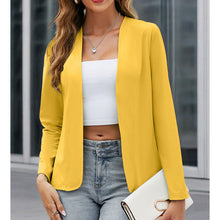 Load image into Gallery viewer, Women’s Plus‑Size Open‑Front Casual Blazer
