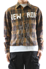 Load image into Gallery viewer, KLEEPSTONE Heavy Flannel Crop Top Button Down Shirt
