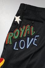Load image into Gallery viewer, Dolce &amp; Gabbana Black Graphic Embroidery Men Pants
