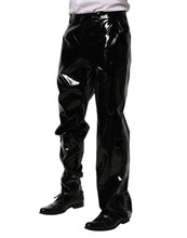 Load image into Gallery viewer, Dolce &amp; Gabbana Black Nylon Straight Men Pants
