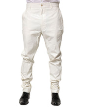 Load image into Gallery viewer, Dolce &amp; Gabbana White Nylon Tapered Dress Men Pants
