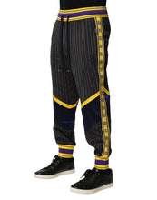 Load image into Gallery viewer, Dolce &amp; Gabbana Multicolor Stripes Wool Jogger Pants
