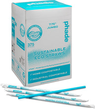 Load image into Gallery viewer, Phade Jumbo Straws – Eco-Friendly, Durable, and Compostable
