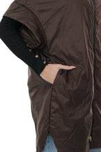 Load image into Gallery viewer, Emery Relaxed Fit Vest in Chocolate
