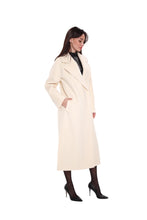 Load image into Gallery viewer, Premium 100% Australian Merino Wool Coat in Marshmallow
