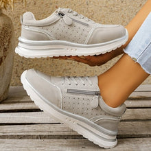 Load image into Gallery viewer, Chunky Heel Side-Zip High-Top Sneaker Boots – 3 Colors EU 36–43
