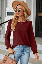Load image into Gallery viewer, 🌸 Round Neck Flounce Sleeve T-Shirt
