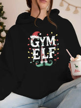 Load image into Gallery viewer, Women’s Christmas Gym Elf Hoodie
