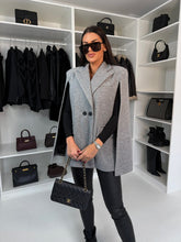 Load image into Gallery viewer, Women’s Solid Color Shawl Coat – Loose Wrap Outerwear
