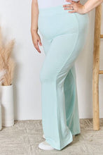 Load image into Gallery viewer, RISEN Full Size High Waist Ultra Soft Knit Flare Pants
