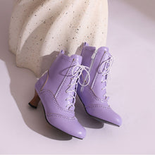 Load image into Gallery viewer, Women’s Dopamine Girl Short Boots – Comic-Con Style Winter Footwear
