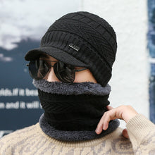 Load image into Gallery viewer, Women’s Fleece-Lined Knit Wool Cap | Winter Warm Hat
