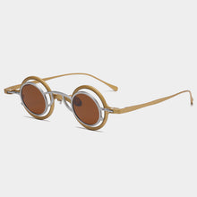 Load image into Gallery viewer, Pure Titanium Small Round Sunglasses – Retro Luxury Shades
