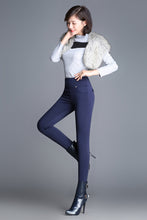Load image into Gallery viewer, High Waist Velvet Padded Leggings for Women
