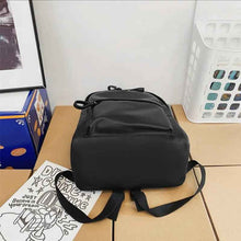 Load image into Gallery viewer, Elegant Leather Backpack Bag : With Fancy Zipper
